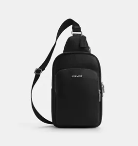 Coach Ethan Pack CQ669 (Black / Silver) NWT - Picture 1 of 4