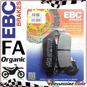 PASTIGLIE FRENO ANTERIORE ORGANIC EBC FA196 KAWASAKI VERSYS ABS 650 2015-2016 - Foto 1 di 1