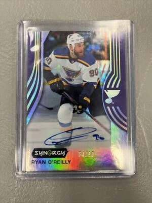 2019-20 Upper Deck Synergy Veterans Auto Purple /90 Ryan O'Reilly #19 Auto - Image 1 of 2