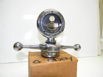 NOS Standard Boyce Moto Meter Dog Bone Hood Ornament 2" Studebaker Packard Stutz - Image 1 of 4