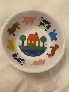 Kinder Vintage 1991 Bauernhof Tier Schale von Lillian Vernon - Bild 1 von 2