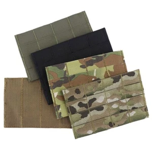 Chaleco táctico gancho bucle 4*4 panel de muelle frontal bolsa plataforma 15,5 cm*10 cm - Imagen 1 de 7