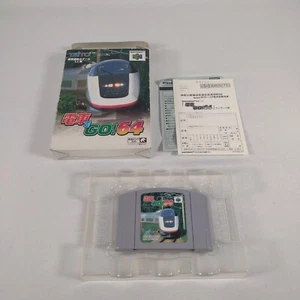 Japanese Densha de Go 64 N64 NINTENDO 64 Boxed No Manual Japan Import US Seller - Picture 1 of 12