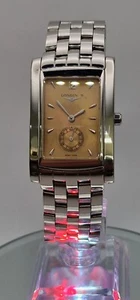 Longines Dolce Vita Gents Stainless Steel Tank Style Watch with Sapphire Crystal - Picture 1 of 17