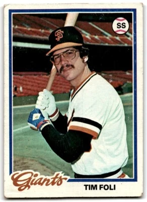 1978 Topps Tim Foli . San Francisco Giants #167 - Image 1 of 2