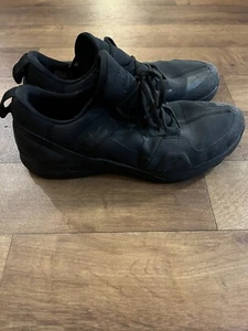 Nike Tech Trainer sneaker Triple Black Size 14 Mens Great Condition - Picture 1 of 5