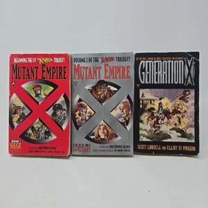 Marvel Comics X-Men Mutant Empire Taschenbuch Romane #1 Belagerung #2 Sanctuary + Gen X - Bild 1 von 12