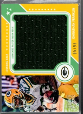 A6159- 2013 Topps Magic Rookie Relics #MRRJF Johnathan Franklin Jersey /99 NM-MT - Image 1 of 2