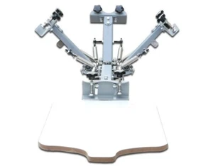 DIY 4 Color 1 Station T-Shirt Equipment Silk Screen Printing Printer Machine - Picture 1 of 9