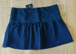 Hollister Mini Skirt Lace Navy Blue 7 - Picture 1 of 8