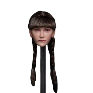 Createmodel D-03B 1/6 Female Double Braid Pouting Head Sculpt F 12" Body Figure - Picture 1 of 7