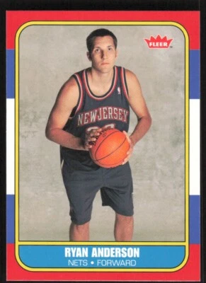 Fleer 1986-87 Retro Rookies Ryan Anderson RC #86R-181 2009-10 Orlando Magic Foto 1 de 2