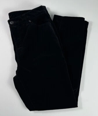 Talbots Petites Women’s 10P Black Corduroy Pants 10 Petite Straight Leg Classic - Image 1 of 4