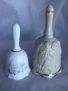 2 Vintage Dinner Bells - Lenox and Fine Bone China - Picture 1 of 10