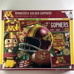 Minnesota Golden Gophers Football Puzzle 500 Stck. 24x18 Neu - Schneller Versand - Bild 1 von 3