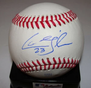 CAM GIBSON AUTOGRAPHED BASEBALL DETROIT TIGERS SIGNED AUTO michigan state msu - Picture 1 of 2