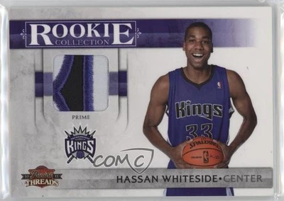2010-11 Panini Threads Rookie Collection Materials Prime /50 Hassan Whiteside RC - Image 1 of 2