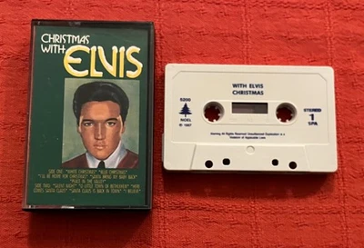 ELVIS PRESLEY-RARE CASSETTE TAPE-CHRISTMAS WITH ELVIS-1986 ISSUE FROM PORTUGAL - Image 1 of 4