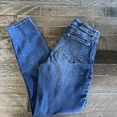 Kut From The Kloth Diana Skinny Jeans Size 12 Medium Wash Stretch Denim - Image 1 of 4