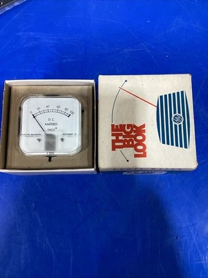 NUEVO GE GENERAL ELECTRIC 0-100 DC AMPERIOS PANEL MEDIDOR MEDIDOR Foto 1 de 4