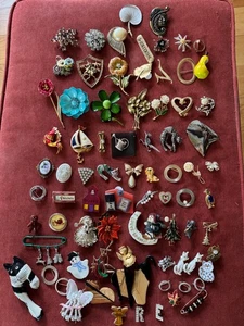 Konvolut 70 meist Vintage Anstecknadeln/Broschen gute Qualität! - Bild 1 von 9