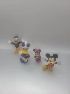 Mickey, Minnie, Daisy And Daffy Duck Mine Figurines - Picture 1 of 11