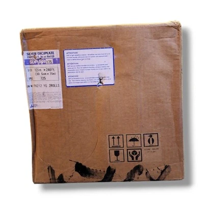 2- Rolls Mitsubishi SDP-RR175 Silver Digiplate 12" 30.5cm x 75mm 246ft NO. K6212 - Image 1 of 4