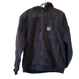 Carhartt Yukon Extremes Wind Fighter Fleece Active Jacket Mens XL Black - Picture 1 of 15