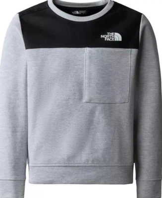 Sudadera The North Face Pullover Tech para niños, gris, 5-6 años - Imagen 1 de 2