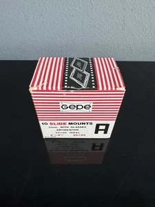 NEW Gepe 10 Slide Mounts 3mm w Glasses Anti-Newton 54x68 85x85 Art 2701 - Picture 1 of 5