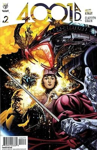 4001 AD #2 RYAN SOOK 1:50 INTERLOCK VARIANT COVER G! SEHR SCHÖN FAST NEUWERTIG - Bild 1 von 1