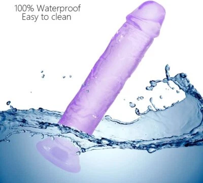 Vibrador enorme realista de silicone ventosa vagina anal brinquedos sexuais femininos novo - Imagem 1 de 4