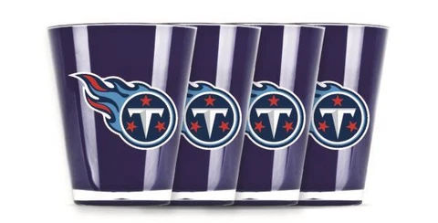 Tennessee Titans Shot Glass Set Acrylic Set of 4 Cover