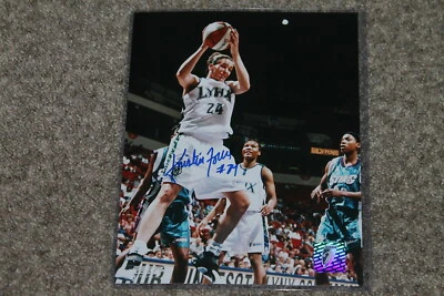 KRISTIN FOLKL AUTOGRAPHED LYNX 8X10 PHOTO - Image 1 of 2