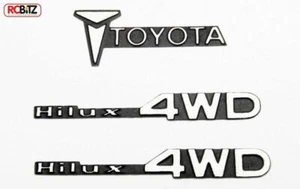 TOY 1/10 Metal Emblem for Tamiya Hilux Trail Finder TF2 RC4WD VVV-C0007 Mojave - Picture 1 of 6