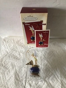 Hallmark Keepsake Ornament Peter Pan’s Tinkerbell Wind-Up Movement 2002 Mint Box - Picture 1 of 5