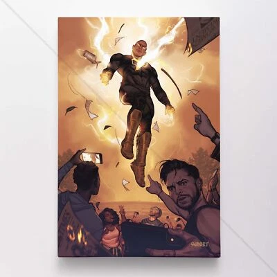 Póster negro Adam lienzo DC cómic portada arte impresión #40016 Foto 1 de 4