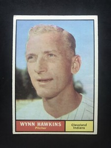 1961 Topps #34 - Wynn Hawkins - Cleveland Indians + FREE SHIPPING