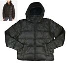 Marmot Guides Down Fill Hooded Full Zip Women&#39;s Camo Puffer Coat L NWT Black