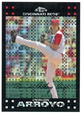 2007 Topps Chrome X-FRACTOR #15 Bronson Arroyo * Cincinnati Reds