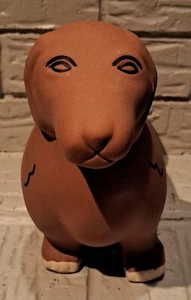 Terracotta Dachshund Dog Planter - Picture 1 of 15