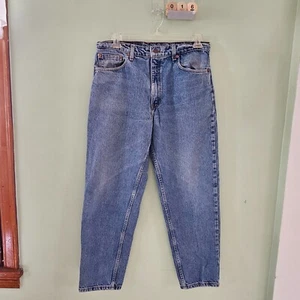 Vintage LEVIS 550 Jeans Men’s Tag 36x30 Relaxed Fit Tapered 90s USA Denim Jeans - Picture 1 of 9