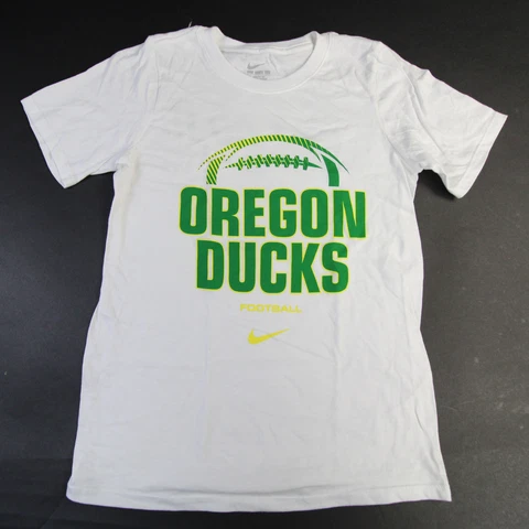 Oregon Ducks Nike Dri-Fit Short Sleeve Shirt Women's White New Cover