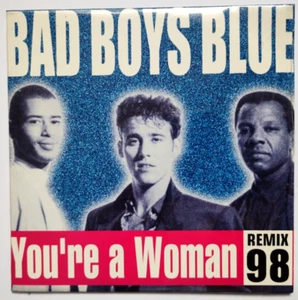 BAD BOYS BLUE : YOU'RE A WOMAN (7" REMIXES) 🟊⭐️ AS NEW FRENCH CD ! ⭐️🟊 - Picture 1 of 2
