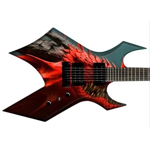 Calcomanía de vinilo laminado envoltura de piel de guitarra The Dragons 4 opciones GS132-35 - Imagen 1 de 18