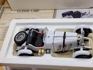 DANBURY MINT  1931 Mercedes Benz sskl White 1:24 - Picture 1 of 11