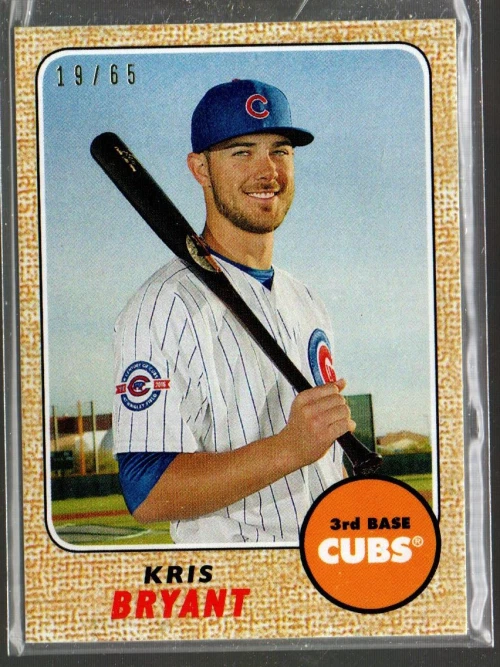 2017 Topps 65th Anniversary Party Kris Bryant #KB1968 Kris Bryant /65 - Image 1 of 1