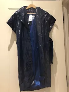 Martin Grant Runway Patent Leather Jacket- Dark Blue-RRP £2000 - Picture 1 of 6