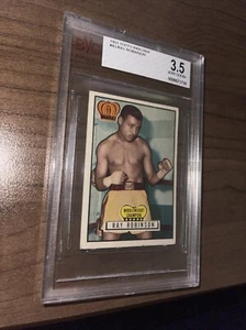 1951 Topps Ringside Boxing #43 RAY ROBINSON BVG 3.5 VERY GOOD+ - Picture 1 of 7