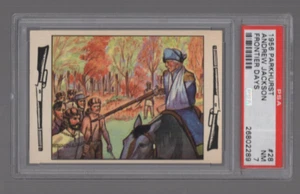 1956 PARKHURST V339-5 FRONTIER DAYS #28 ANDREW JACKSON PSA 7 NM POP 1 NO ↑ - Picture 1 of 2